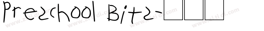 Preschool Bits字体转换